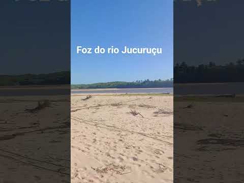 Foz do Rio Jucuruçu em Prado/BA #praia #viral #fyp