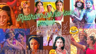 #radhakrishna love status😍 Jealousy radha and r