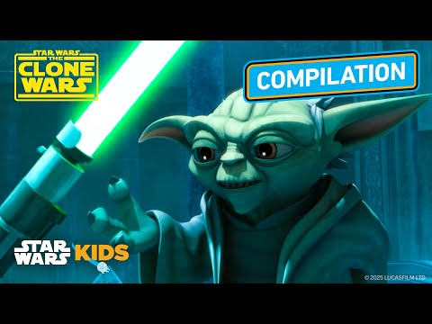 Yoda Teaches Younglings How to Make an Awesome Lightsaber💎✨| Star Wars: The Clone Wars