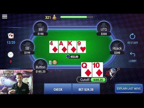 Poker Fighter Training Video - QTdd on AdKd4d9h