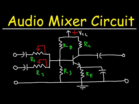 Transistor Audio Mixer Circuit