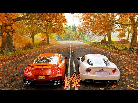 JON ME SAFIOU PRO X1 - NISSAN GT-R VS ALFA ROMEO 8C - FORZA HORIZON 4