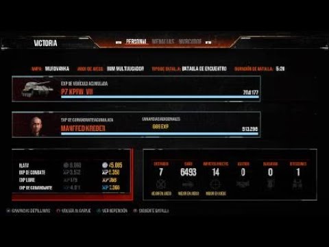 Pz.Kpfw.VII:6,5 Damage: Wot console - World of Tanks console