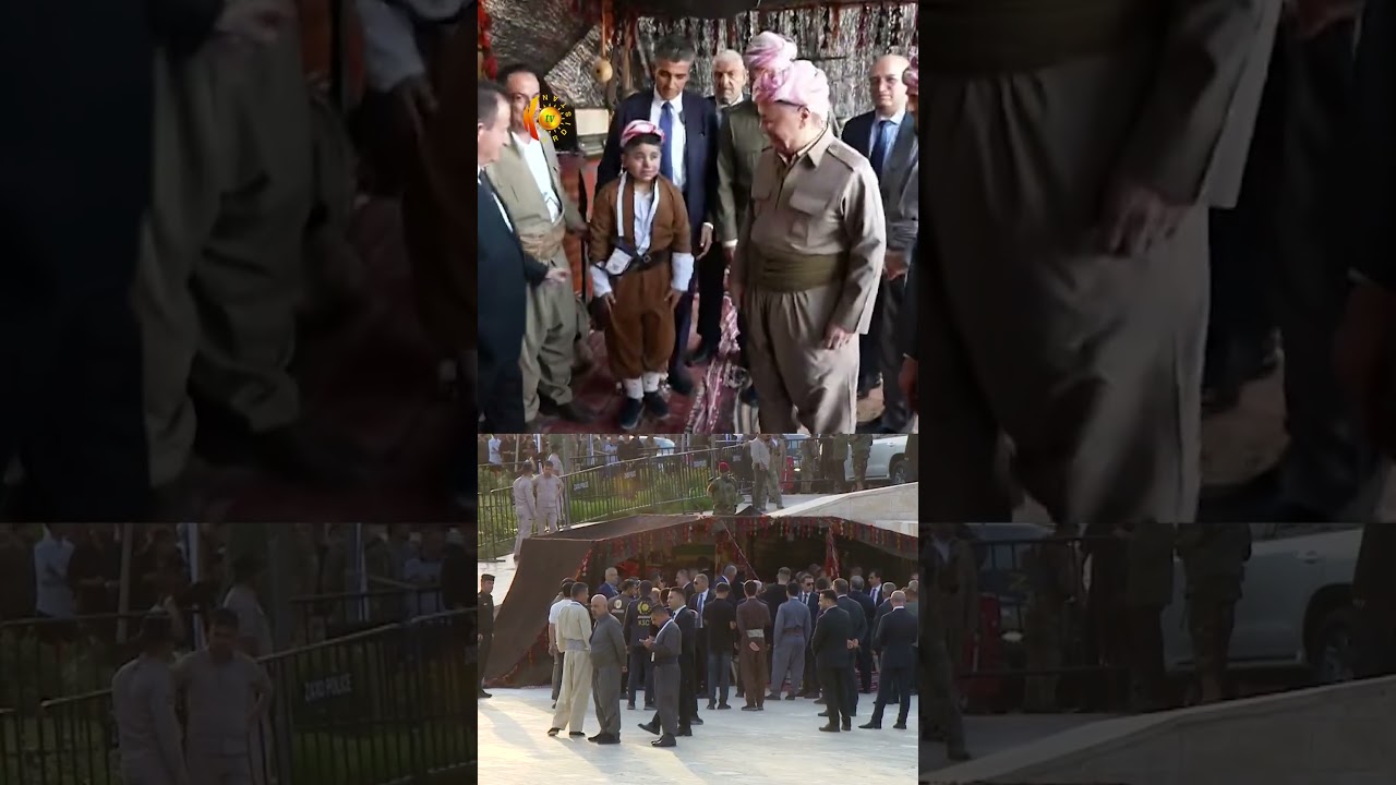 ڤیدیۆ | منداڵێك لە خۆشی بینینی سەرۆك بارزانی دەست بە گریان دەكات