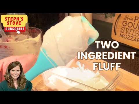 2-Ingredient Homemade Marshmallow Fluff | Easy Marshmallow Creme Recipe - Steph’s Stove 