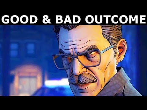 Jim Gordon - Good vs Bad Ending + Final Outcomes - BATMAN Season 2 The Enemy Within Episode 5