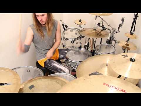 Drum Freestyle Mash-Up 18 - Left Tom & Hat Grooving, Rim Clicks, Quintuplets, 11/8 Groove