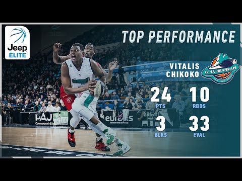 Vitalis Chikoko 24PTS,10REB, 3BLK vs Le Mans | Highlights Jeep® ÉLITE