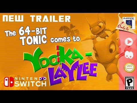 Yooka Laylee: 64 Bit Tonic: NEW Trailer for Nintendo Switch HD