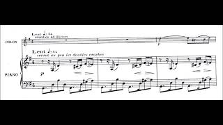 Jean Cras – Habanera for violin and piano
