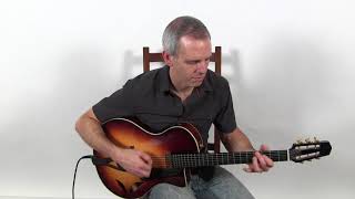 Video thumbnail for Eastman FV680CE-SB Vignola Signature Archtop by DjangoBooks