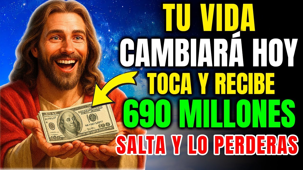 DIOS DICE ¡TU MILAGRO HA LLEGADO! 🎁 ESCÚCHALO AHORA Y UNA GRAN SUMA DE DINERO LLEGARÁ A TU CASA