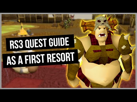 RS3: As A First Resort Quest Guide - Ironman Friendly - RuneScape 3