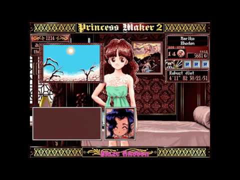 Princess Maker 2 (PC MS-DOS) Walkthrough (English version) Part 5 Hero Warrior and Prince Marriage