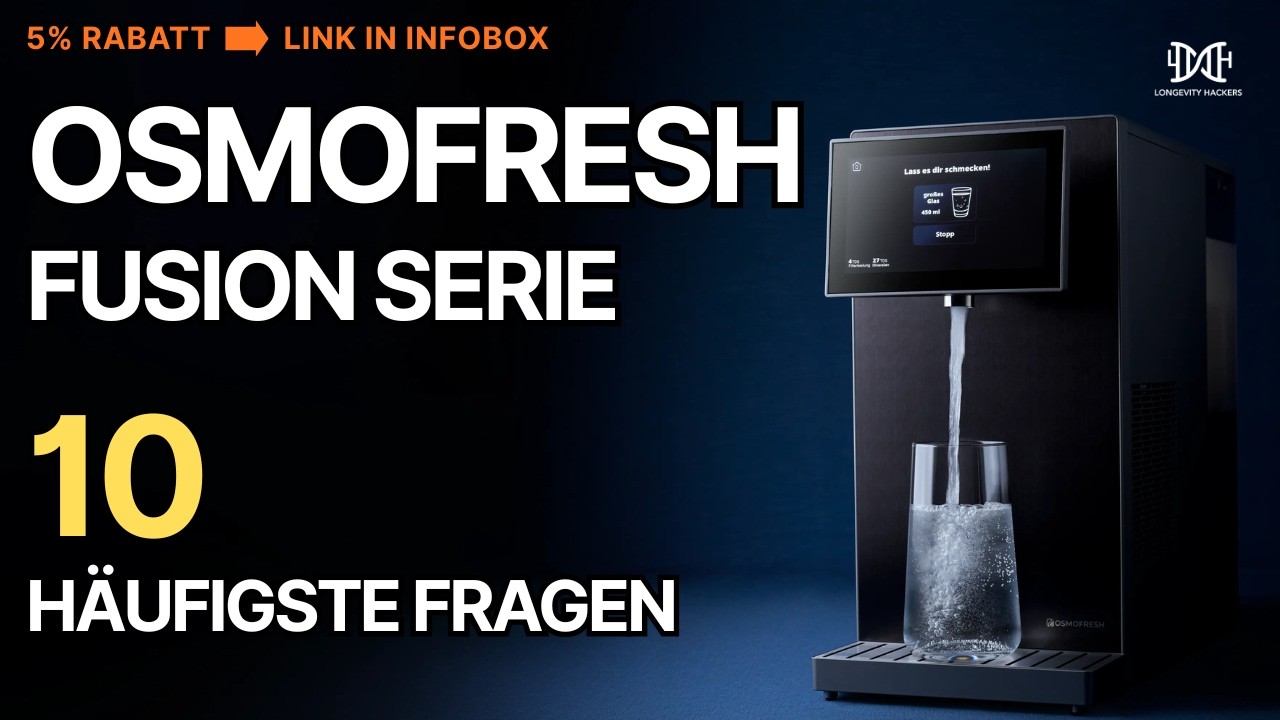 OsmoFresh Fusion Serie: Die 10 häufigsten Fragen (Air, Stream, Pro & Ice) - Benedikt Keck Longevity Video (10:06)