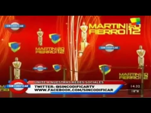 Sin Codificar 2012: En la alfombra roja de los Martin Fierro (PARTE 1)