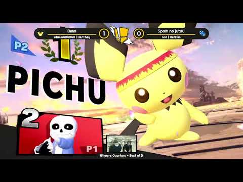 Bmm (Pichu) vs Spam no Jutsu (Mii Gunner) - Smash Knights Spring 2022 #5 Winners Quarters