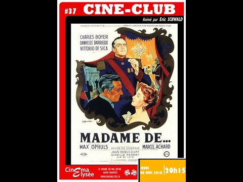 Ciné Club #37 : Madame de... de Max Ophüls (1953)