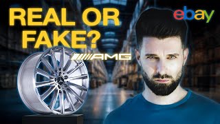 Fake eBay AMG wheels Exposed! Wheel expert shows the 1 thing to look for..