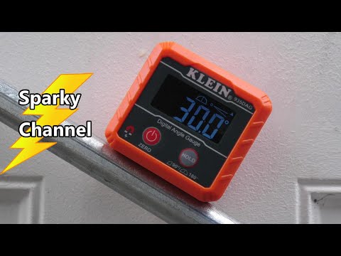 Klein Digital Angle Gauge and Level 935DAG Review and Demonstration