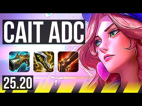 CAITLYN & Blitzcrank vs JHIN & Bard (ADC) | 13/0/5, Legendary | KR Master | 25.20