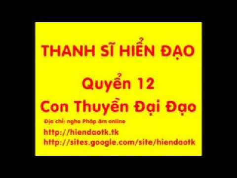 Thanh sĩ (Quyển 12)_Con thuyền đại đạo_Bửu Sơn Kỳ Hương