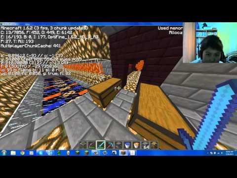 Minecraft Lets Play Episode 2 world tour, facecam and LAG!