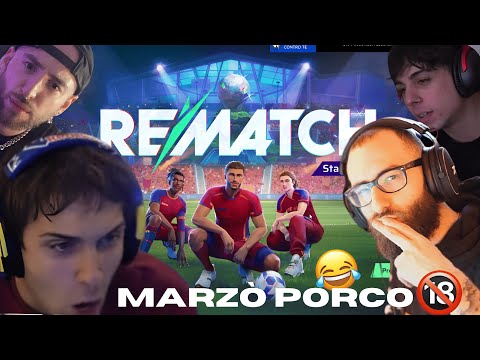 BLUR GIOCA a REMATCH!!🤣🔞 *divertentissimo* w/MARZA,MANUXO E PESH
