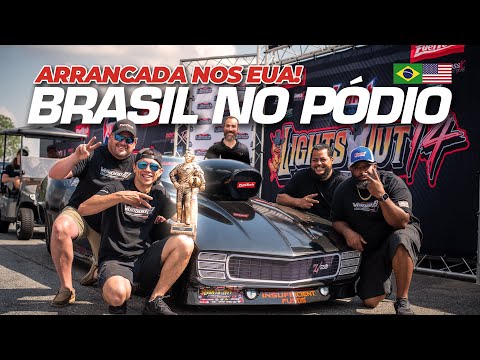 Brazilian IMPRESSES at Lights Out 14, the WORLD's LARGEST Drag Radial Race! Luis VOODOO de Leon!