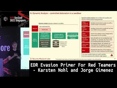 #HITB2022SIN EDR Evasion Primer For Red Teamers - Jorge Gimenez & Karsten Nohl