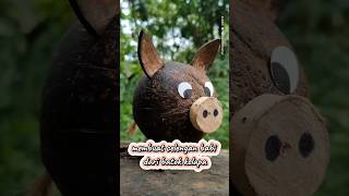 Download lagu membuat celengan babi dari batok kelapa dengan alat sederhana mp3