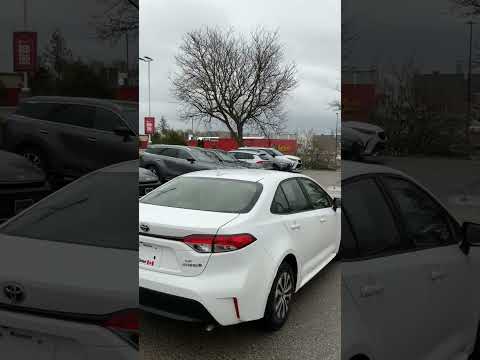 2023 Toyota Corolla Hybrid LE CVT in White for sale at Forbes Waterloo Toyota in Waterloo, ON