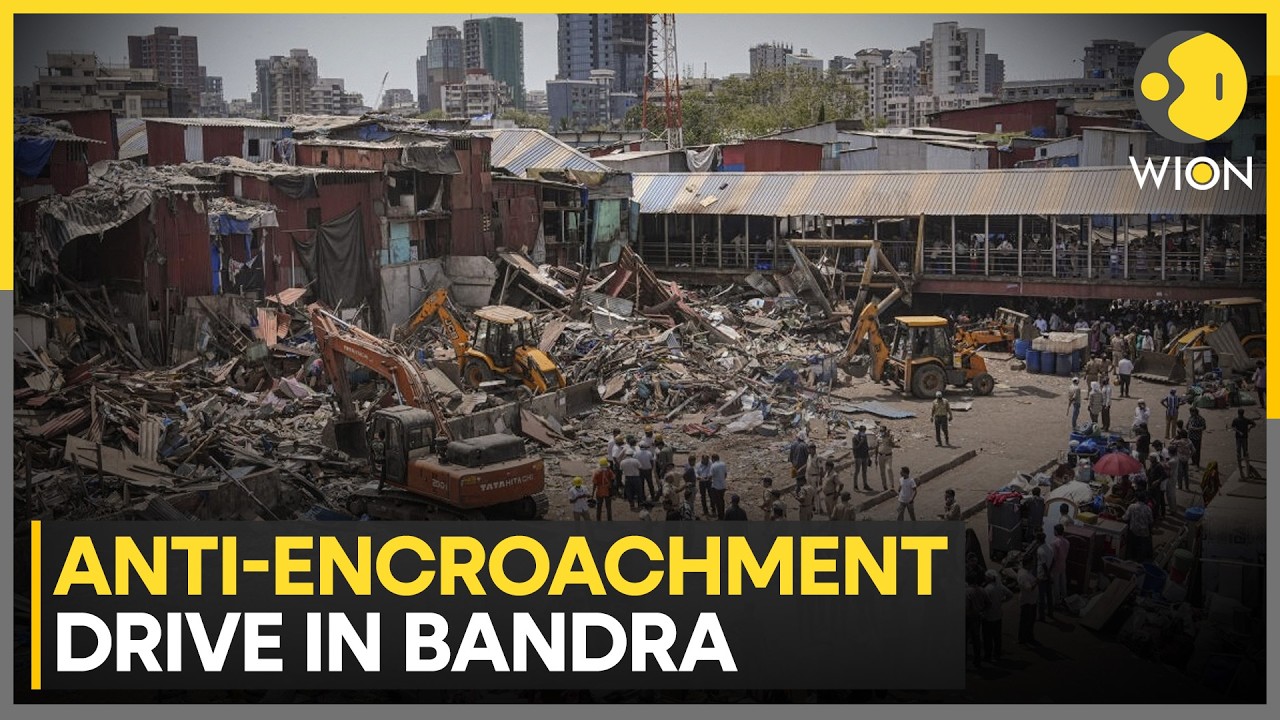Mumbai: Western Railways Begin Anti-Encroachment Drive in Bandra | WION News