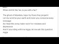 "Mortal man" kendrick Lamar lyrics