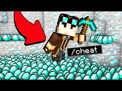 USO I CHEAT CONTRO I MIEI AMICI PER I DIAMANTI DI MINECRAFT!!