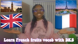 French fruits vocab