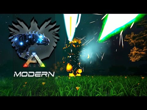 ARK Mods Volcano T3EP20 -  Matamos Um Epic Rock Elemental &Tek Tier Arma Laser!