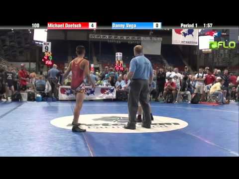 Cadet 100 - Michael Doetsch (Maryland) vs. Danny Vega (Arizona)