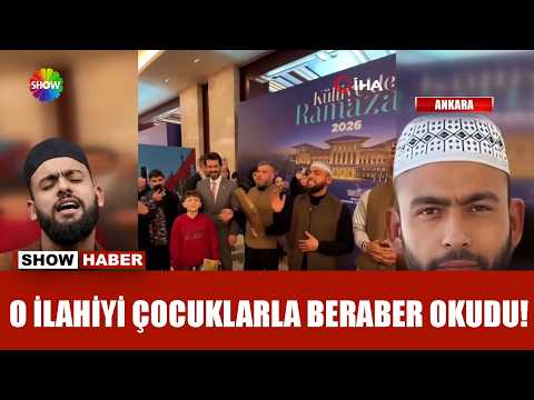 Kabe’de Hacılar ilahisini Külliye’de söyledi!