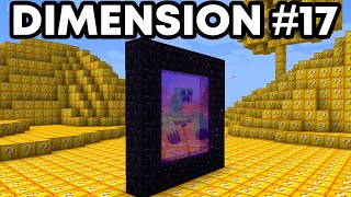 I Survived 100 Dimensions in Minecraft...