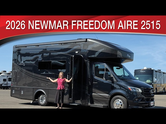 Preview image of 2026 Newmar Freedom Aire 2515 Ultimate Luxury Class C youtube video
