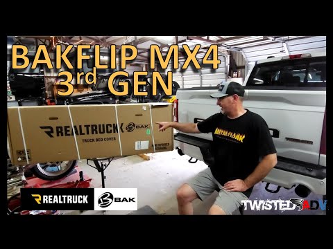 BAKFLIP MX4 GEN 3 Truck Bed Cover- New & Improved - Stonger, Better, and SUPER EASY INSTALL