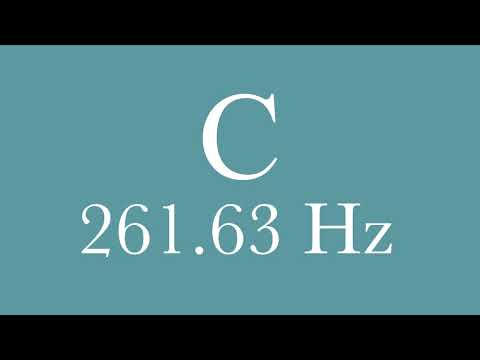 C 261.63 Hz (Middle C)
