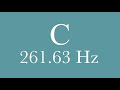 C 261.63 Hz (Middle C)