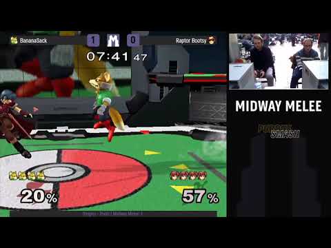 Midway Melee 1 - Singles - Pools - (Fox) BananaSack vs Raptor Bootsy (Captain Falcon)