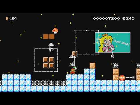 SML2 Space Zone Level 1 by CmanflipYT - Super Mario Maker 2 - No Commentary 1bx