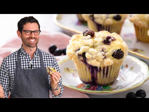 Bakery-Style Blueberry Muffins