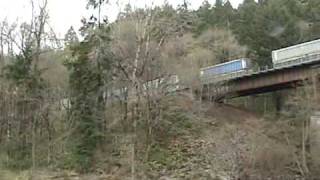 preview picture of video 'BNSF-Nisqually River Bridge 4-10-09'
