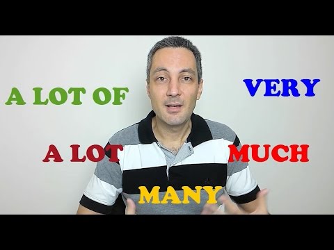 The Logic of English #19 - Difference between MUCH x MANY x VERY x A LOT | How to say MUITO in En...