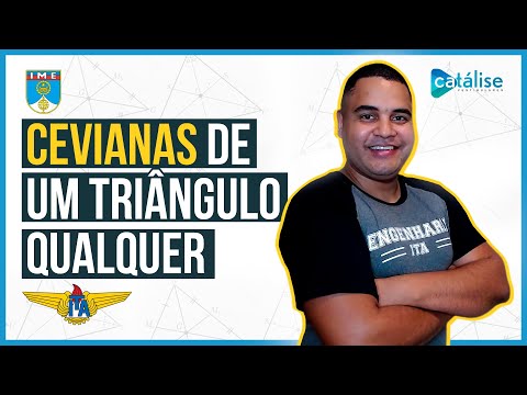 Cevianas de um triângulo qualquer | Geometria Plana | Prof. Fernando